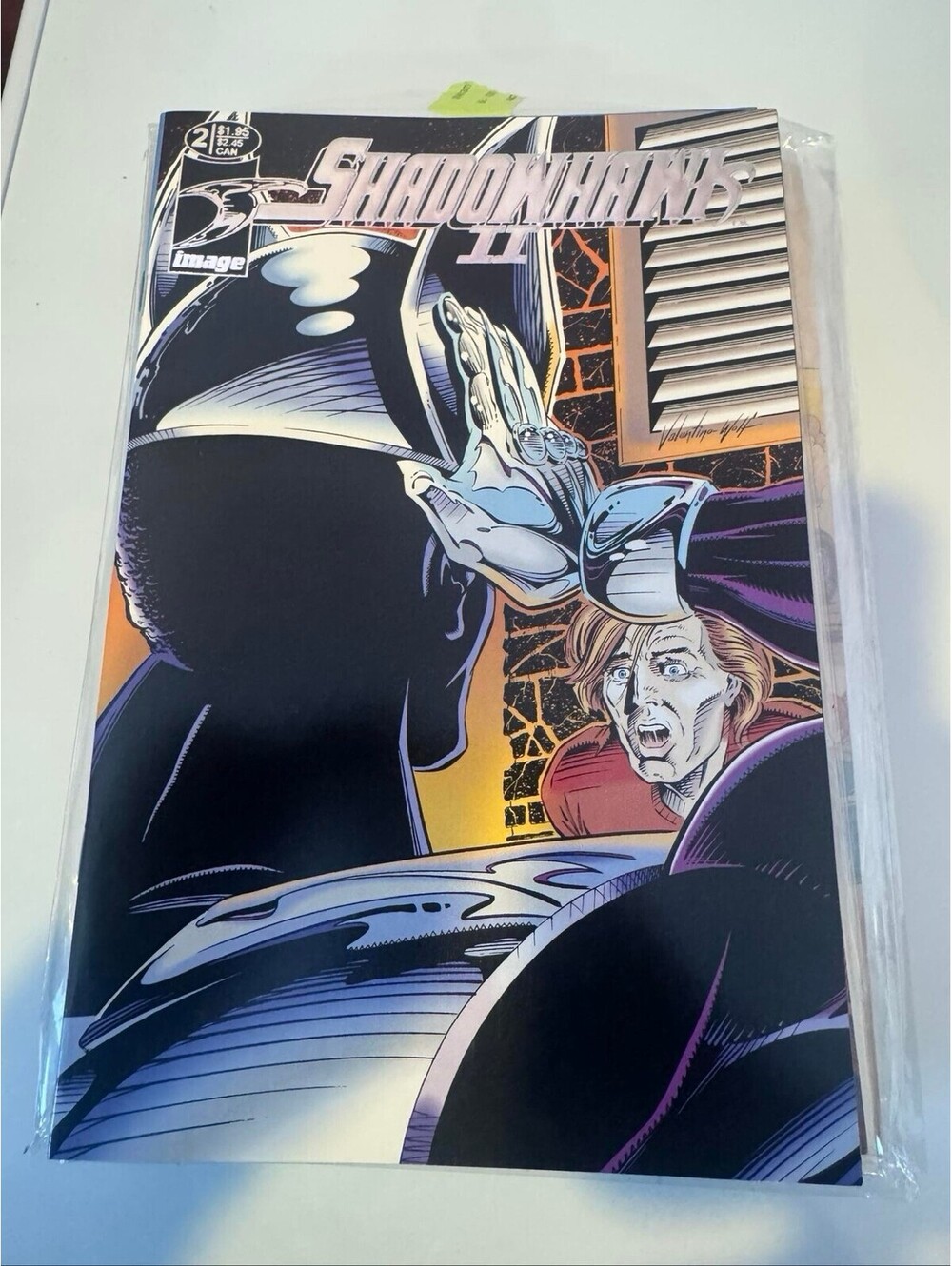 ShadowHawk II #2 Image Comics 1993 Jim Valentino Foil Embossed Cover